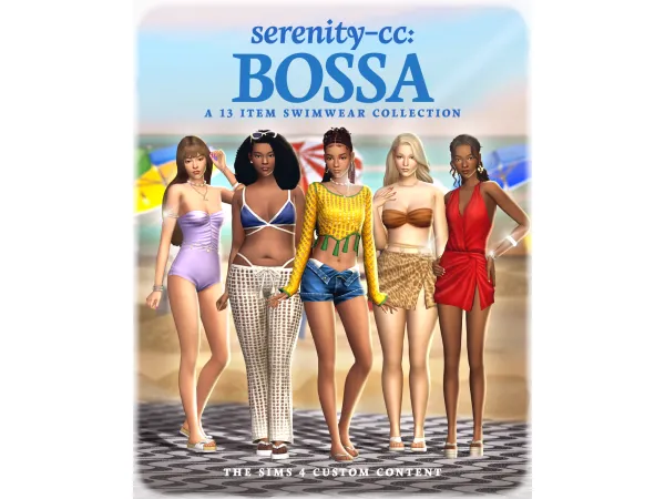 Maxis Match The Bossa Collection by serenitycc - The Sims 4 Custom Content