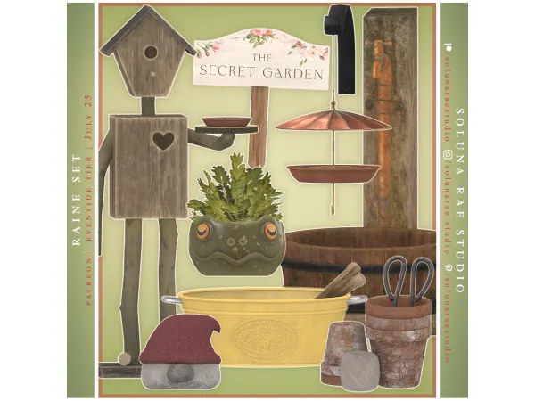 Alpha SolunaRae Raine Set - The Sims 4 Custom Content