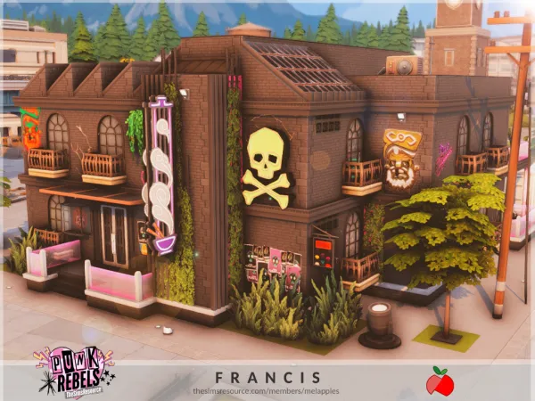 Mix PUNK REBELS Francis - The Sims 4 Custom Content