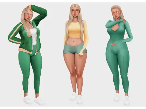 Maxis Match workout wear sims 4 lookbooks by boujeesimss - The Sims 4 Custom Content