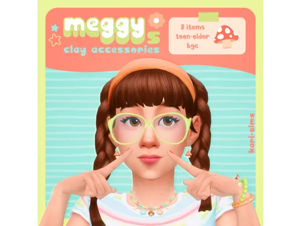 Maxis Match meggyu2019s clay accessories by kari sims - The Sims 4 Custom Content