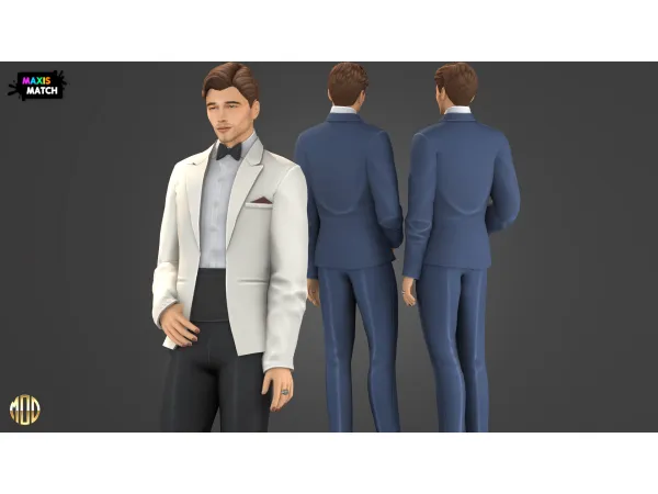 Maxis Match Le Jardin 2 Part 2 Jacket by Modco Studios - The Sims 4 Custom Content