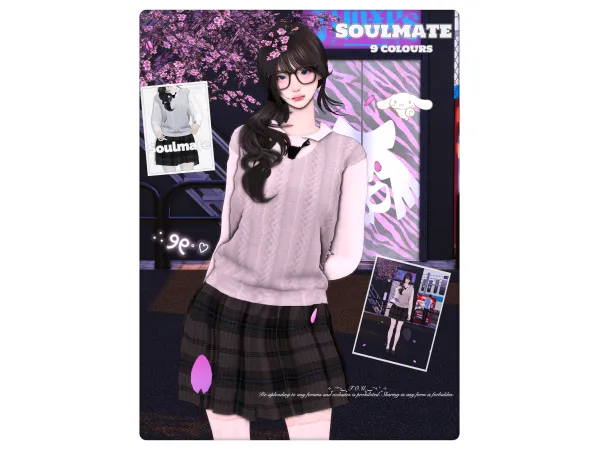 Alpha u3010Soulmateu3011N06u5236u670dv3 - The Sims 4 Custom Content