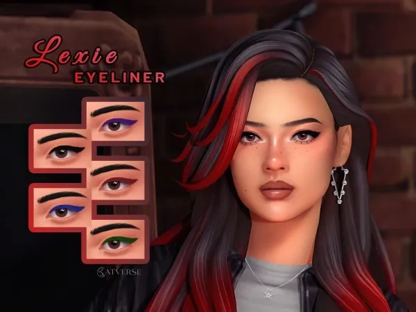Mix Lexie Eyeliner - The Sims 4 Custom Content