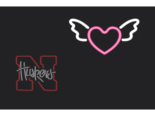 CreeSims | Dot Neon Jacky93 Pink Winged Heart
