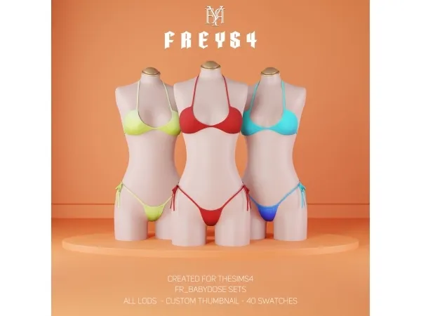 Alpha FR_BabyDose Sets - The Sims 4 Custom Content