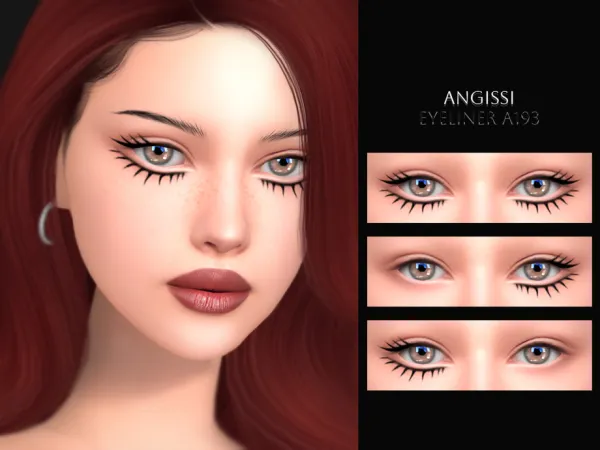 Maxis Match Eyeliner A193 by ANGISSI - The Sims 4 Custom Content