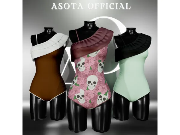 Alpha [ASOTA OFFICIAL] Raines Swimsuit - The Sims 4 Custom Content