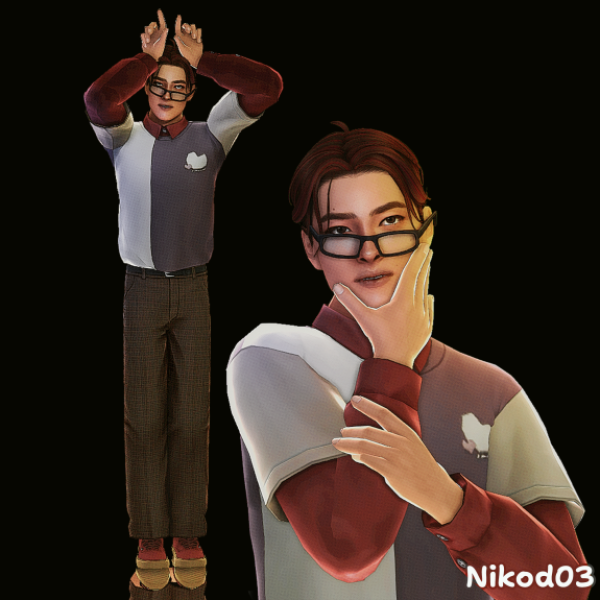 Maxis Match Moon Dohyun by nikod03 - The Sims 4 Custom Content