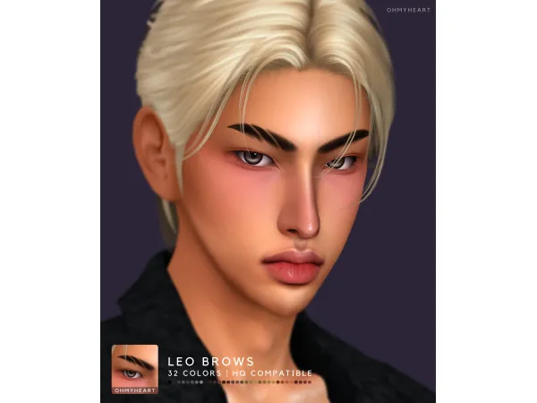 Alpha Leo Brows by ohhmyheart - The Sims 4 Custom Content
