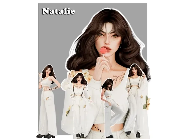 Alpha Natalie - The Sims 4 Custom Content