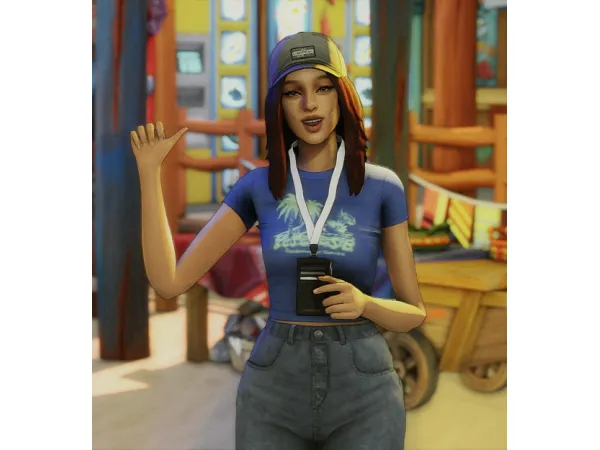 Maxis Match Lindsey Hughes by nikod03 - The Sims 4 Custom Content