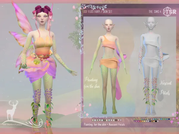 FLOS FAIRY SKIN SET by DanSimsFantasy