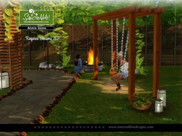 Alpha Agata Swing - The Sims 4 Custom Content