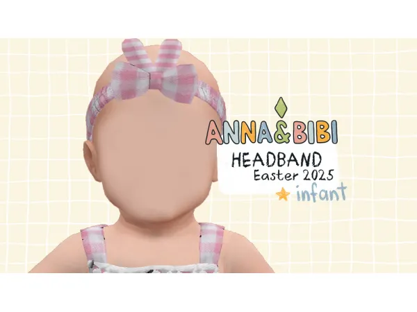 Maxis Match Headband Easter 2025 [AnnaBibi] - The Sims 4 Custom Content