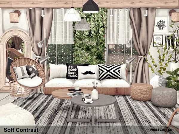 Mix Soft Contrast - The Sims 4 Custom Content