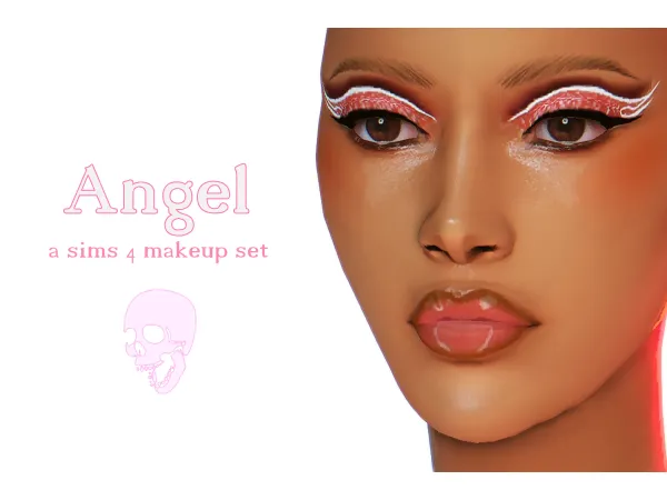 Alpha Angel a sims 4 makeup set by stonedhilda - The Sims 4 Custom Content