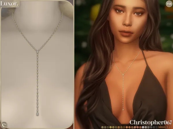 Mix Luxor Necklace Christopher067 - The Sims 4 Custom Content