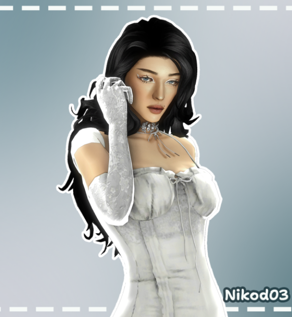 Maxis Match Grazia Pasolini by nikod03 - The Sims 4 Custom Content