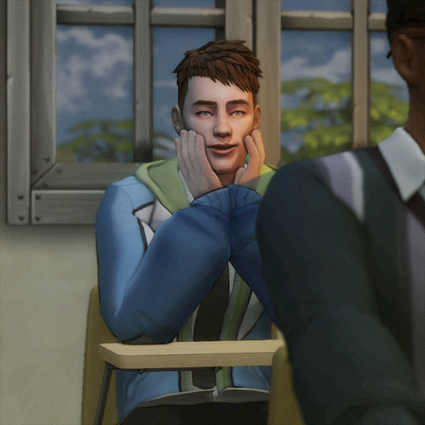 Maxis Match Eugene Thomson by nikod03 - The Sims 4 Custom Content