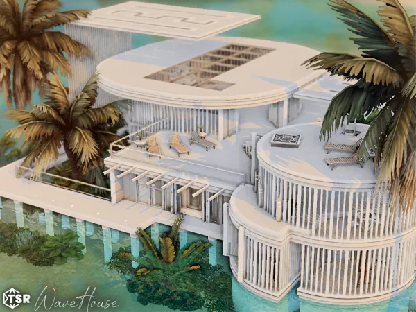 Maxis Match WaveHouse l noCC - The Sims 4 Custom Content