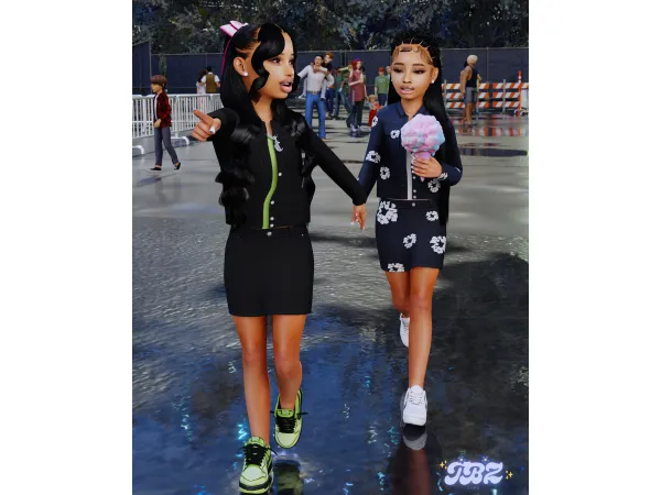 Alpha Cristina Set by TBZSimz - The Sims 4 Custom Content