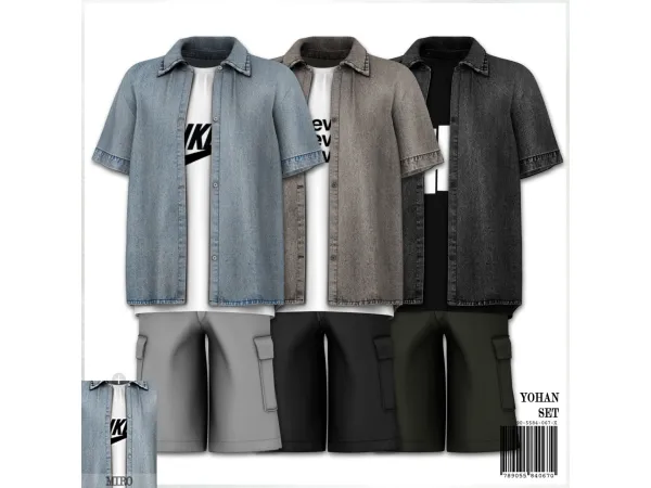 Alpha YOHAN Set by mirosims2020 - The Sims 4 Custom Content