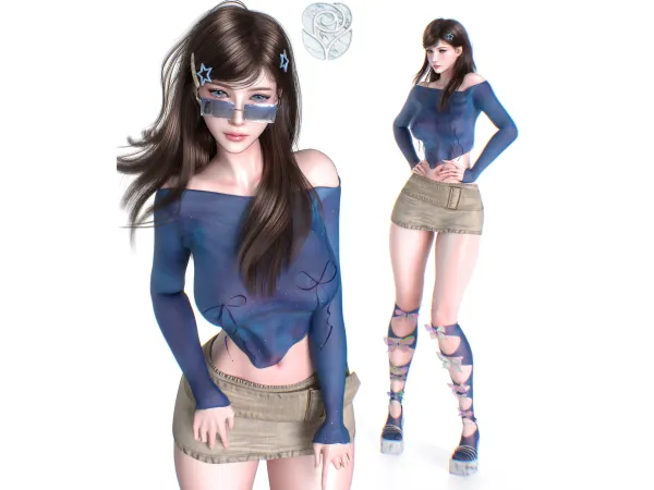 Mix [ROSELIPA] Sugar Free Venom - The Sims 4 Custom Content