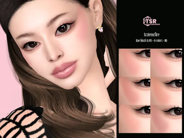 Mix IMF Bae Blush N195 by IzzieMcFire - The Sims 4 Custom Content