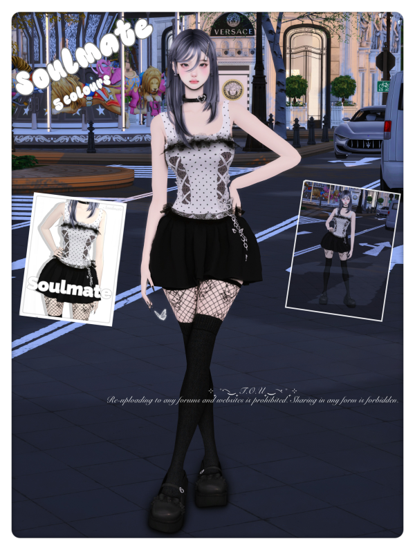 Maxis Match SoulmateN08芭蕾风蕾丝吊带裙 by simsfinds - The Sims 4 Custom Content