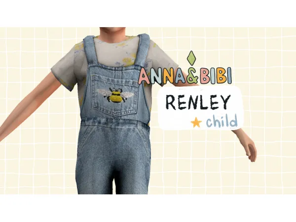 Alpha Renley_CHILD [AnnaBibi] - The Sims 4 Custom Content
