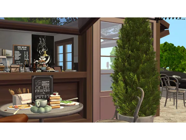 Sims 2 Alpha Lots CC: 1,000 Besties Gift! by the-pixel-architect
