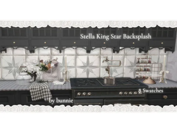 Stella King Star Backsplash by Bunnie711