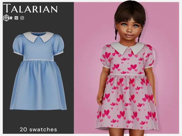 Maxis Match Ashley Dress by talarian - The Sims 4 Custom Content