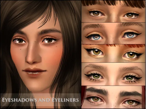 Sims 2 Maxis Match Makeup CC: [Lilith] Secret Santa 2011-Gifts for Aweeshie!
