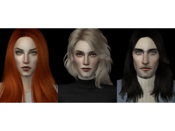 Sims 2 Alpha Female Sims CC: sim dump by entropy