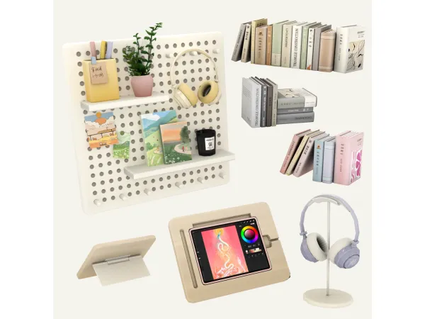 Alpha [July 2025] Modular Bespoke Study Part B by ERosetta - The Sims 4 Custom Content