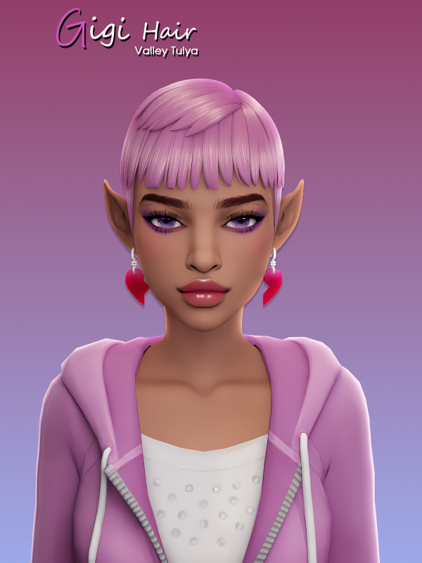 Maxis Match Gigi Hair by simsfinds - The Sims 4 Custom Content