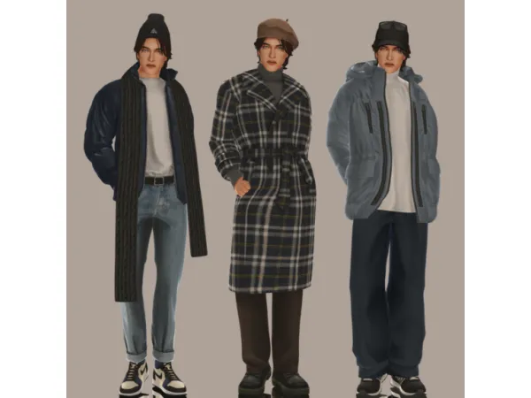 Mix The men's winter lookbook by nikod03 - The Sims 4 Custom Content