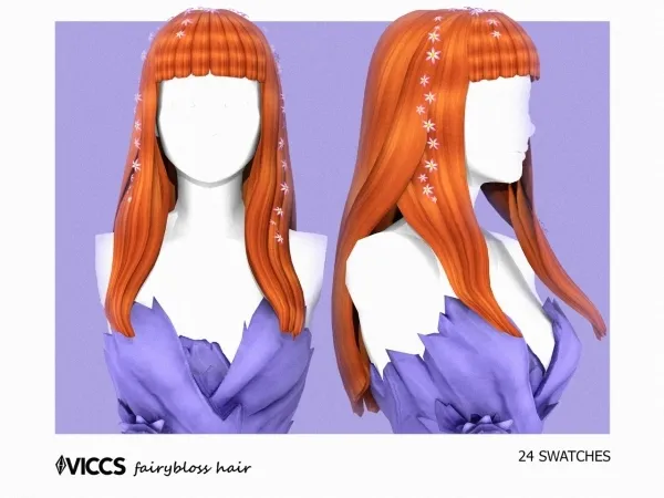 Maxis Match VICCS_ FAIRYBLOSS HAIR (TEEN ELDER) by viccs - The Sims 4 custom content