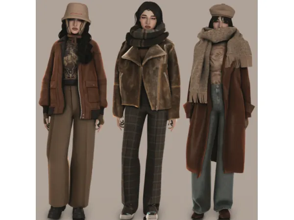 Maxis Match Winter lookbook by nikod03 - The Sims 4 Custom Content