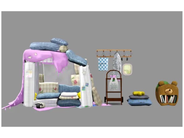 Sims 3 Alpha Kids Objects CC: A atticwindowatdawn dump by teekapoa