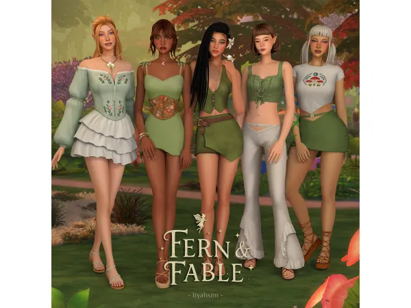 Maxis Match Fern Fable Collection - The Sims 4 Custom Content