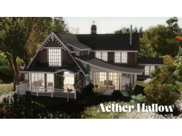 Sims 3 Alpha Lots CC: Aether Hallow by kapii