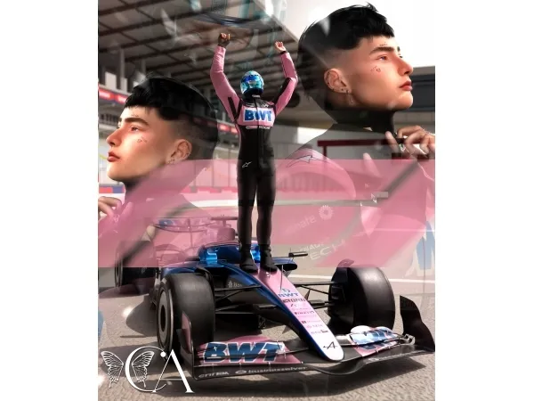 Mix [CA16] Pole Position Posepack - The Sims 4 Custom Content