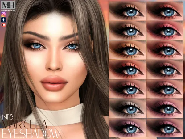 Alpha Maricela Eyeshadow N113 - The Sims 4 Custom Content