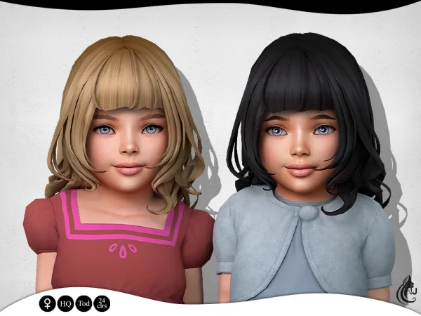 Agatha - hairstyle (toddlers)