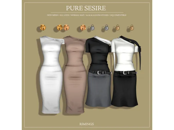 Alpha [RIMINGS] PURE SESIRE - The Sims 4 Custom Content