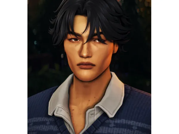 Maxis Match Hunter Gagnu00e9 by nikod03 - The Sims 4 Custom Content