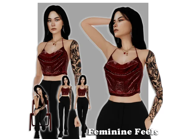 Alpha Feminine Feels - The Sims 4 Custom Content